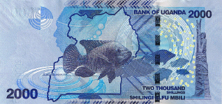 P50a Uganda 2.000 Shillings Year 2010