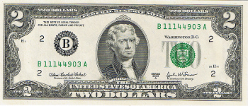 P516 U.S.A. 2 Dollars Year 2003A/B