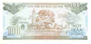 P105 Vietnam 100 Dong Year 1991
